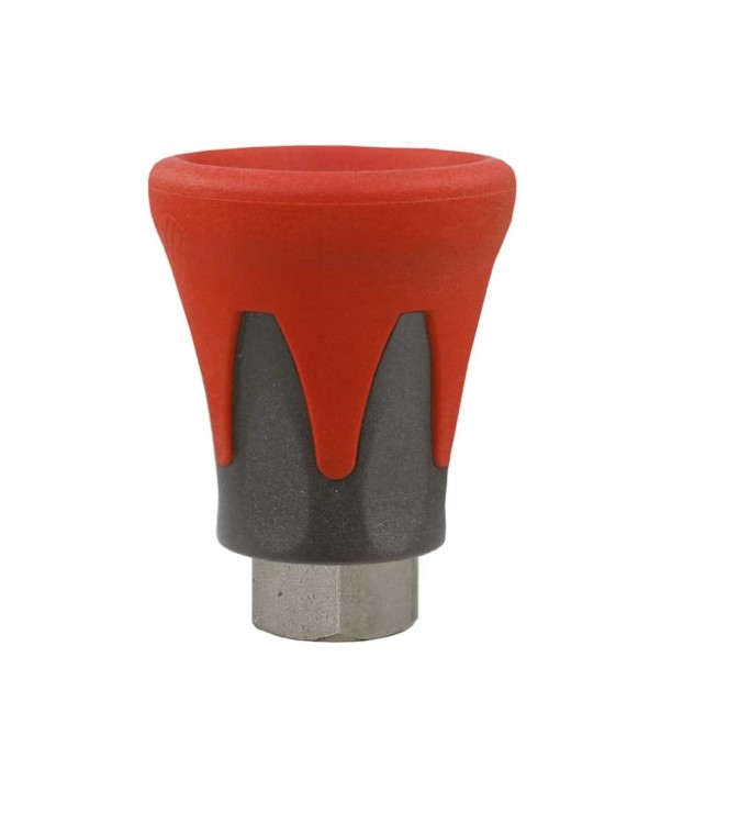 Osłona dyszy czerwono- czarna G1/4'' ST-10 OCYNK 